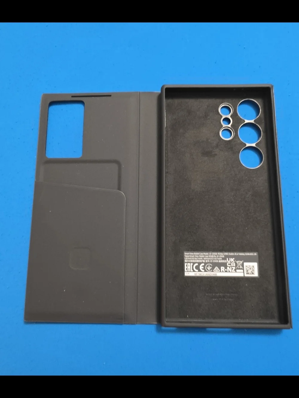 Galaxy S24 Ultra S-View Wallet Case, Black